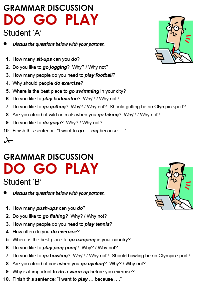 Do / Go / Play - All Things Grammar