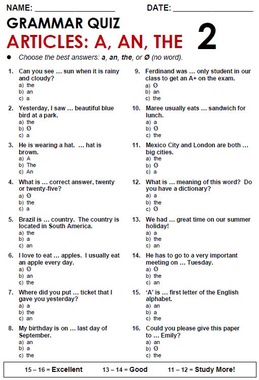 Articles Paragraph Exercises With Answers Pdf